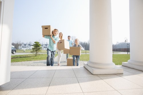 Residential unpacking support helping a West Kensington household settle in