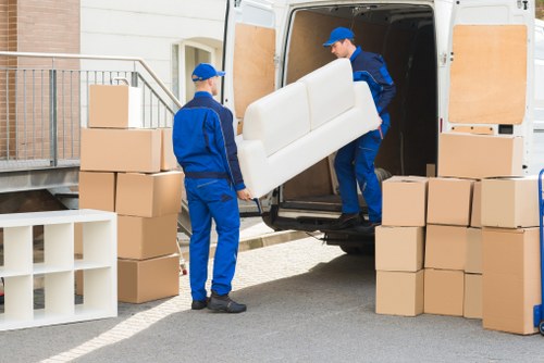 Man and van removals service in West Kensington for local home moves