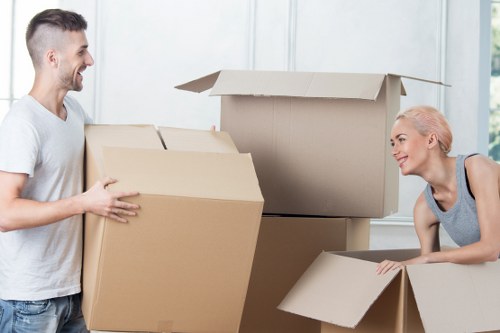 Removal van service for a West Kensington office relocation