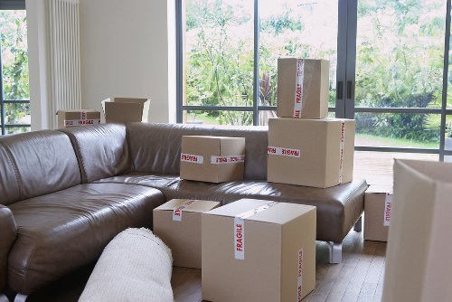 Furniture moving in a West Kensington flat or house